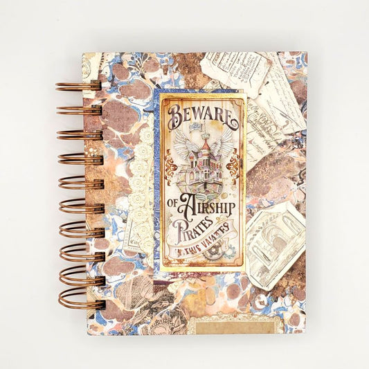 Airship Pirates Spiral Bound Notebook