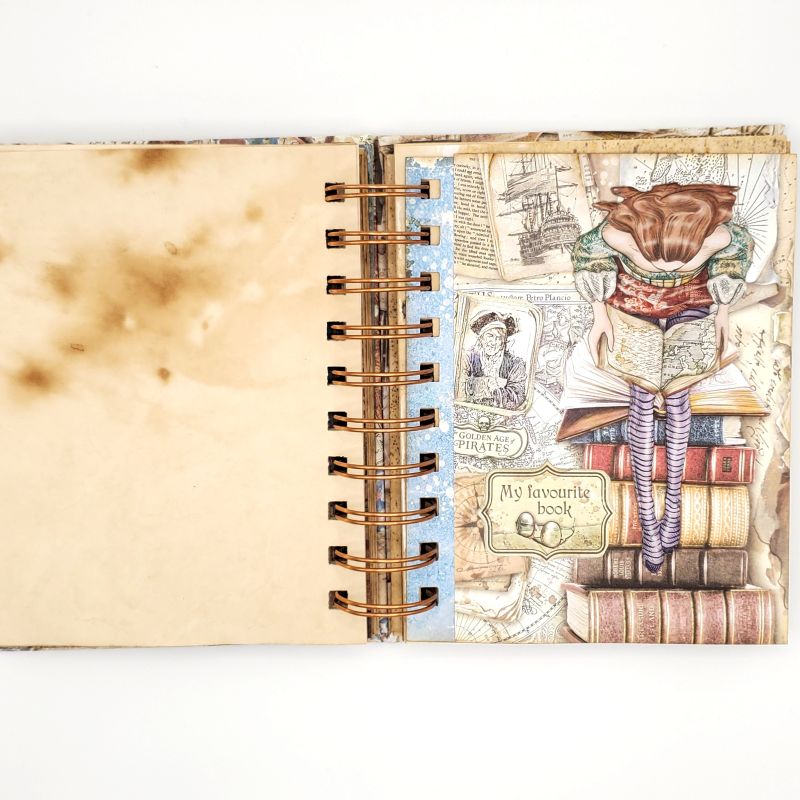 Airship Pirates Spiral Bound Notebook