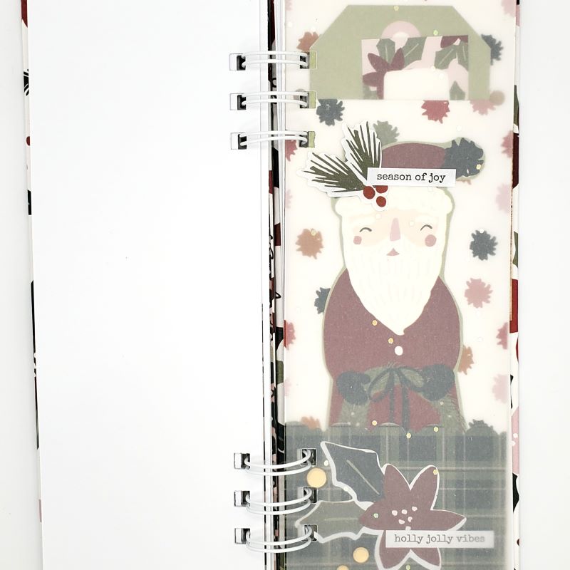 Holly Jolly Spiral Bound List Notebook