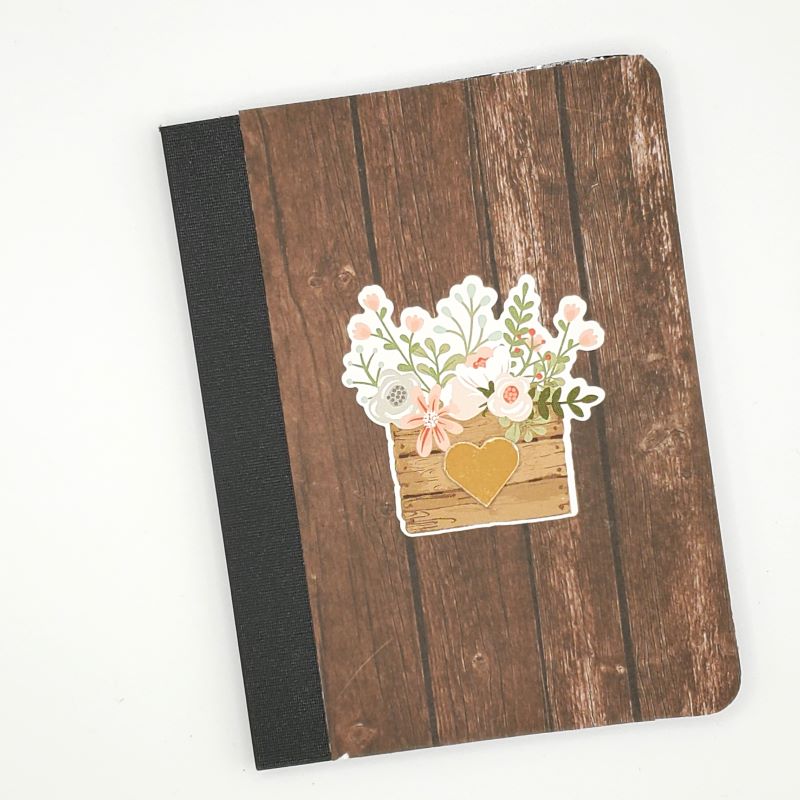 Flower Basket Mini Notebook