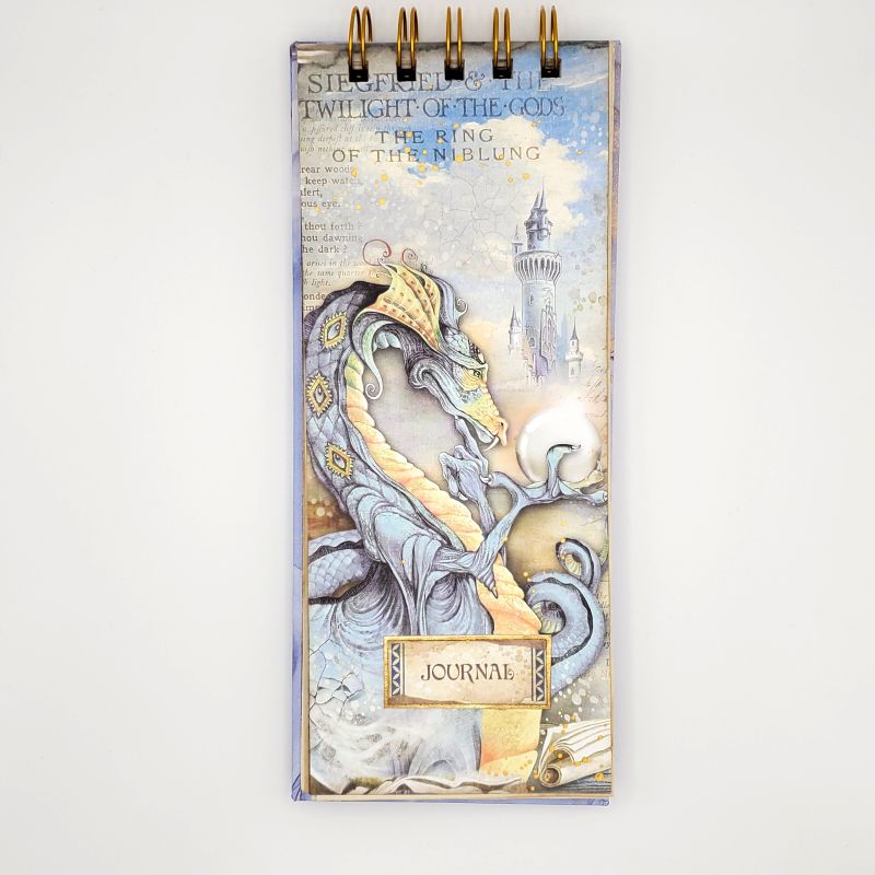 Wizards and Dragons Spiral Bound List Notebook